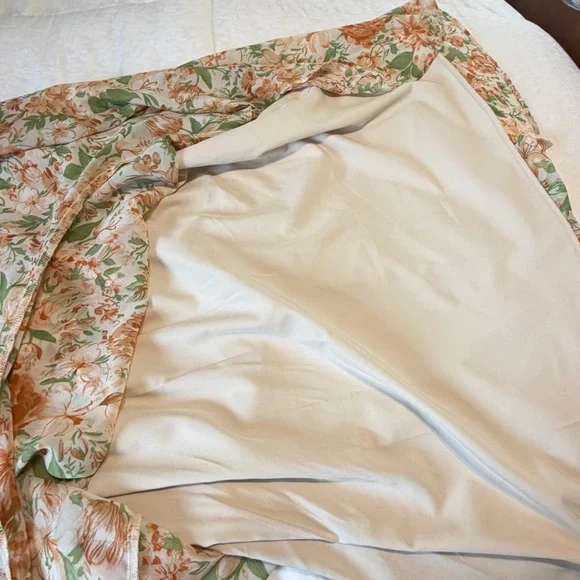 Urban Modesty Maxi dress large floral prairie modest long sleeve boho - Picture 11 of 13